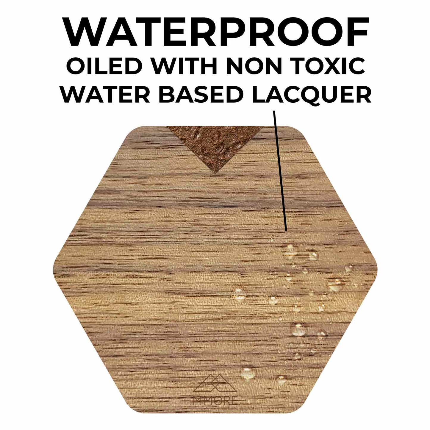 Wooden Coasters - American Walnut / Set of 4 coasters (TL)