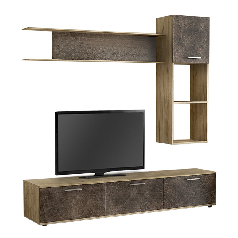 TV Set ORLANDO melamine Grey Oak (CB)