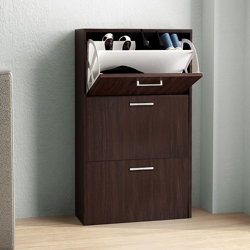 Shoe Rack MONTREAL 18 pairs Wenge 59x25x125cm (CB)