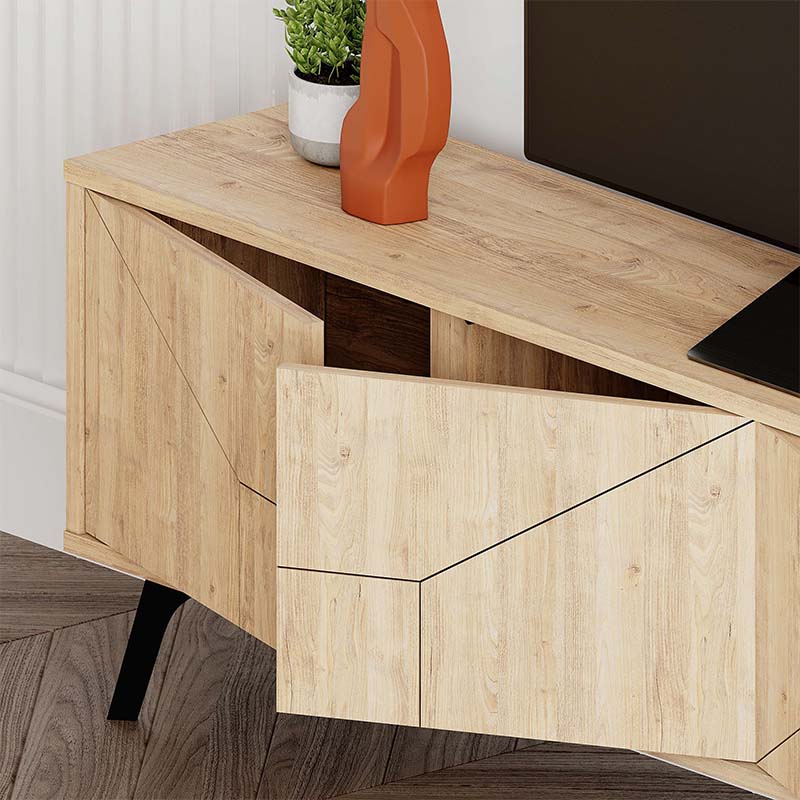 TV Stand LUKAS Oak 180x29,6x50cm (CB)