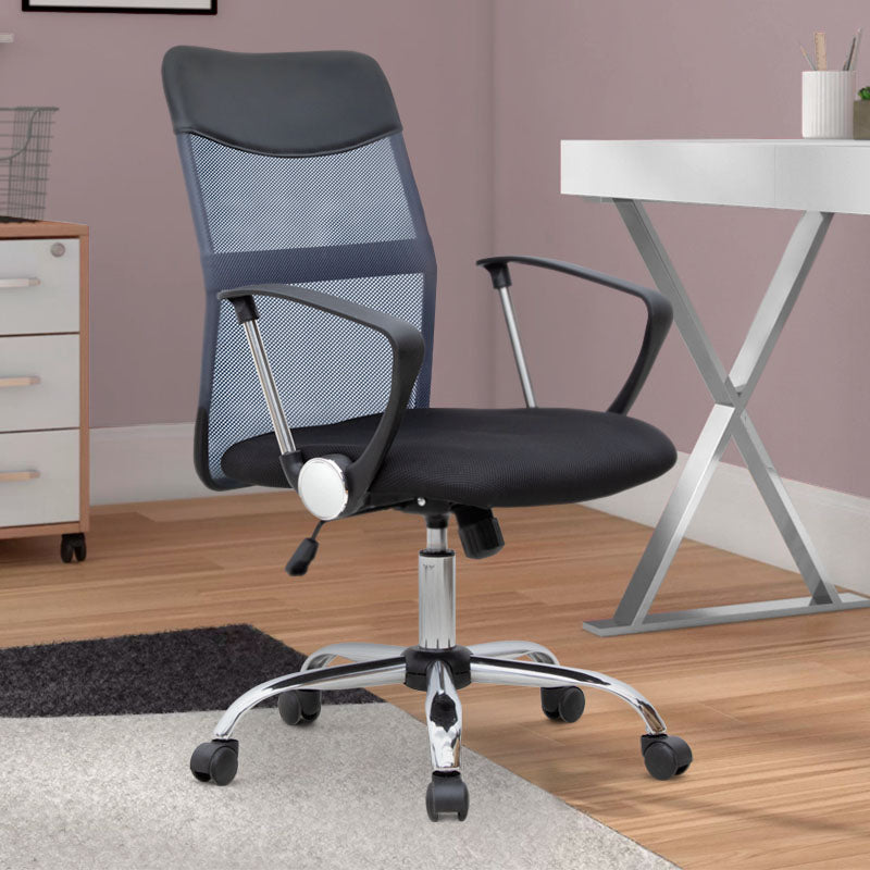 Office Chair YANICK Grey - Black 59x57x95/105cm (CB)