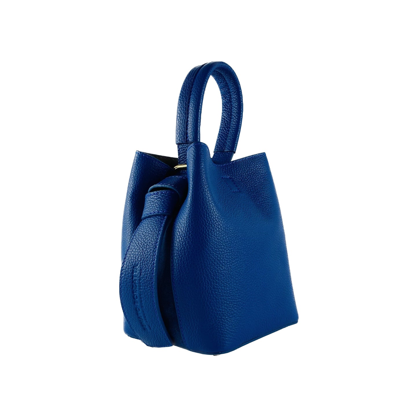 RB1006CH | Borsa a Secchiello con Pochette in Vera Pelle Made in (OT)