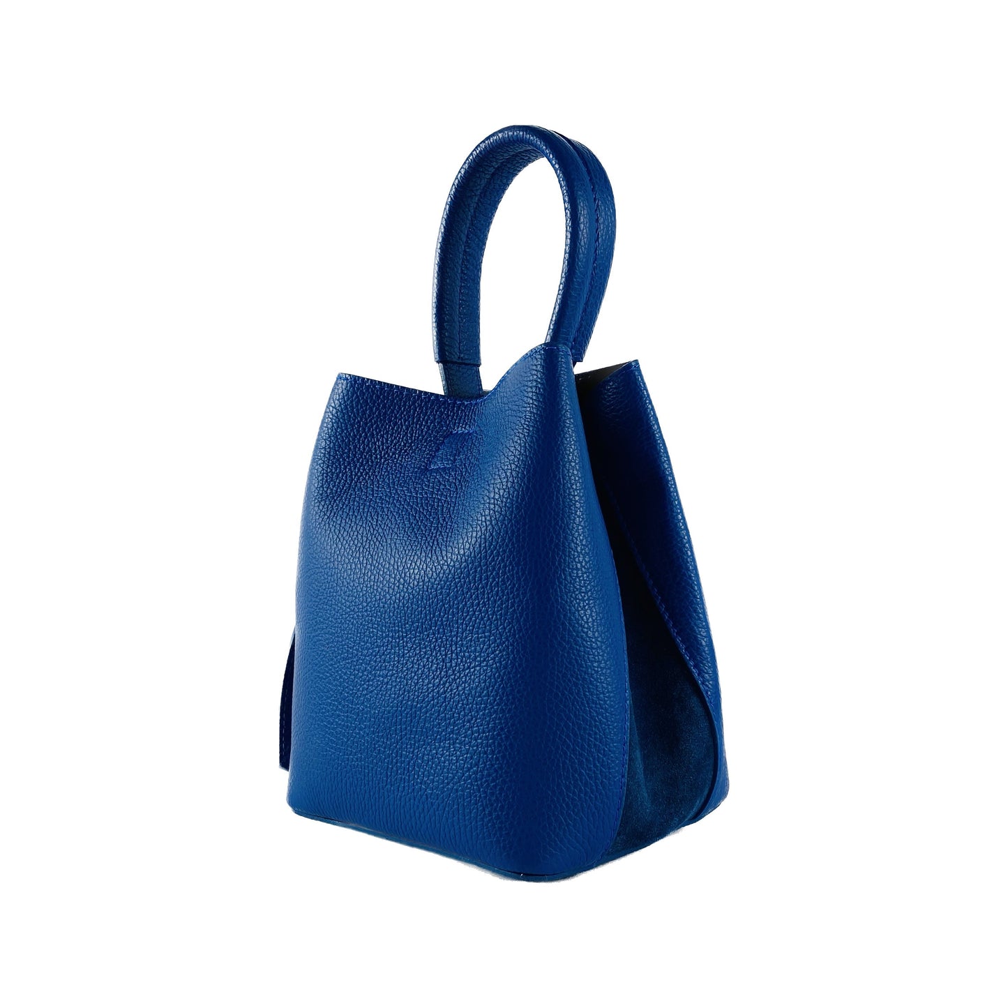 RB1006CH | Borsa a Secchiello con Pochette in Vera Pelle Made in (OT)