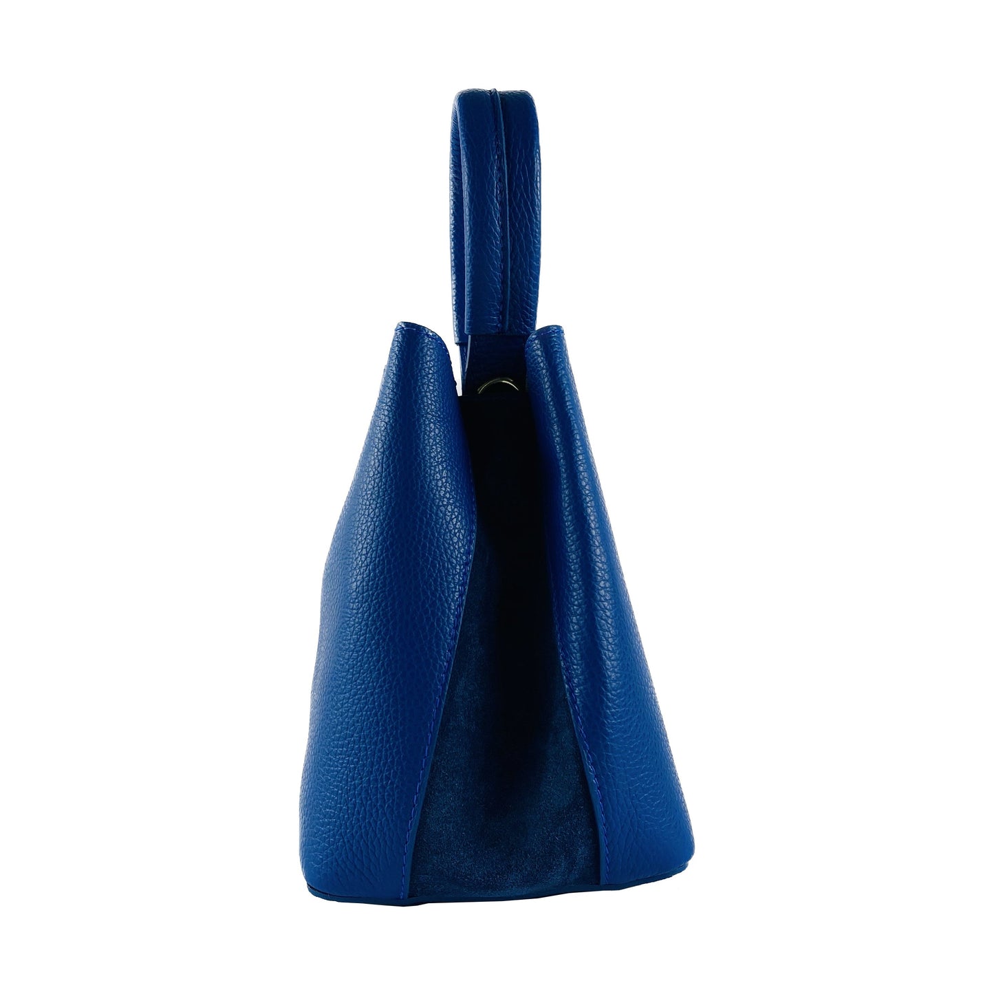 RB1006CH | Borsa a Secchiello con Pochette in Vera Pelle Made in (OT)