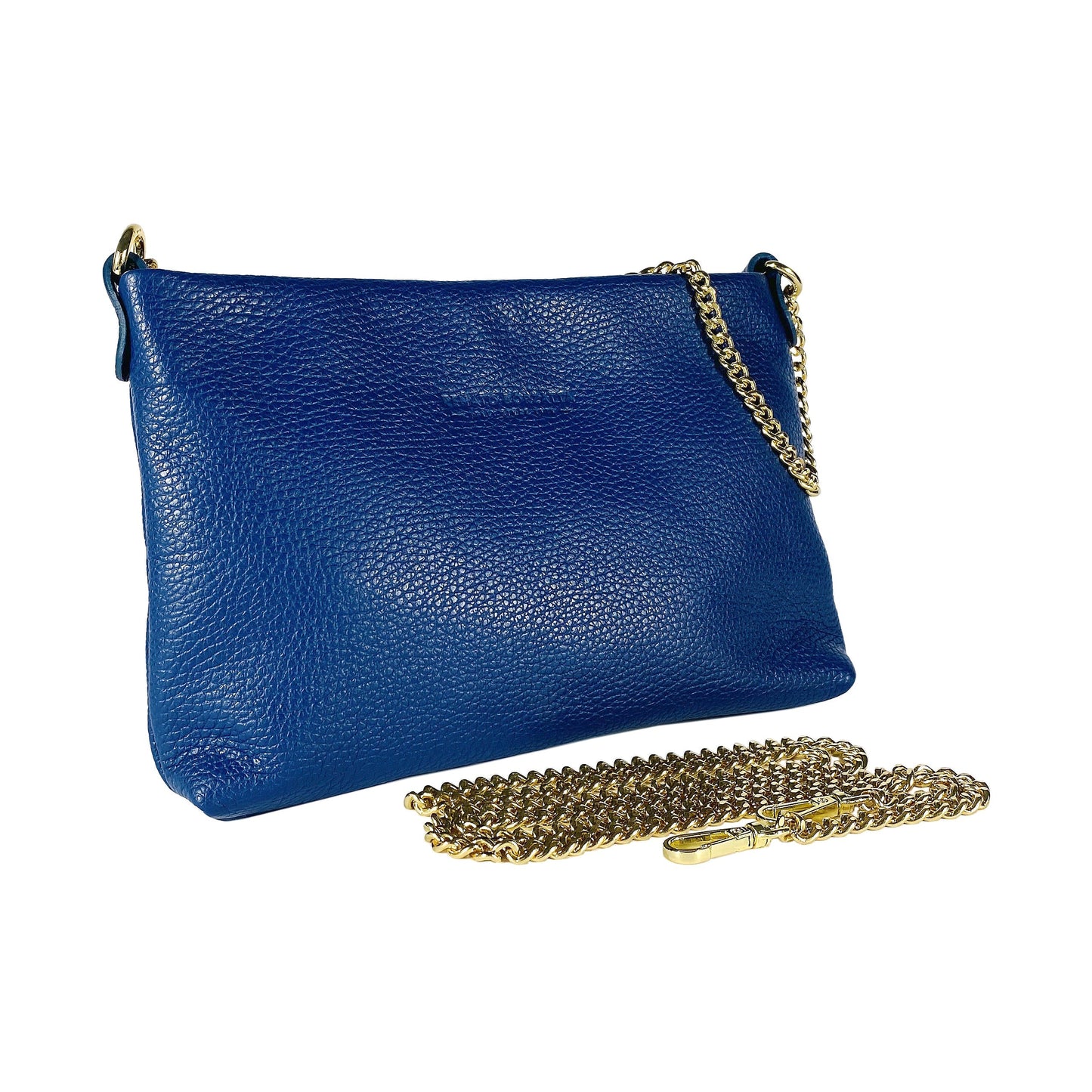 RB1012CH | Tracolla Piatta Donna in Vera Pelle Made in Italy con (OT)