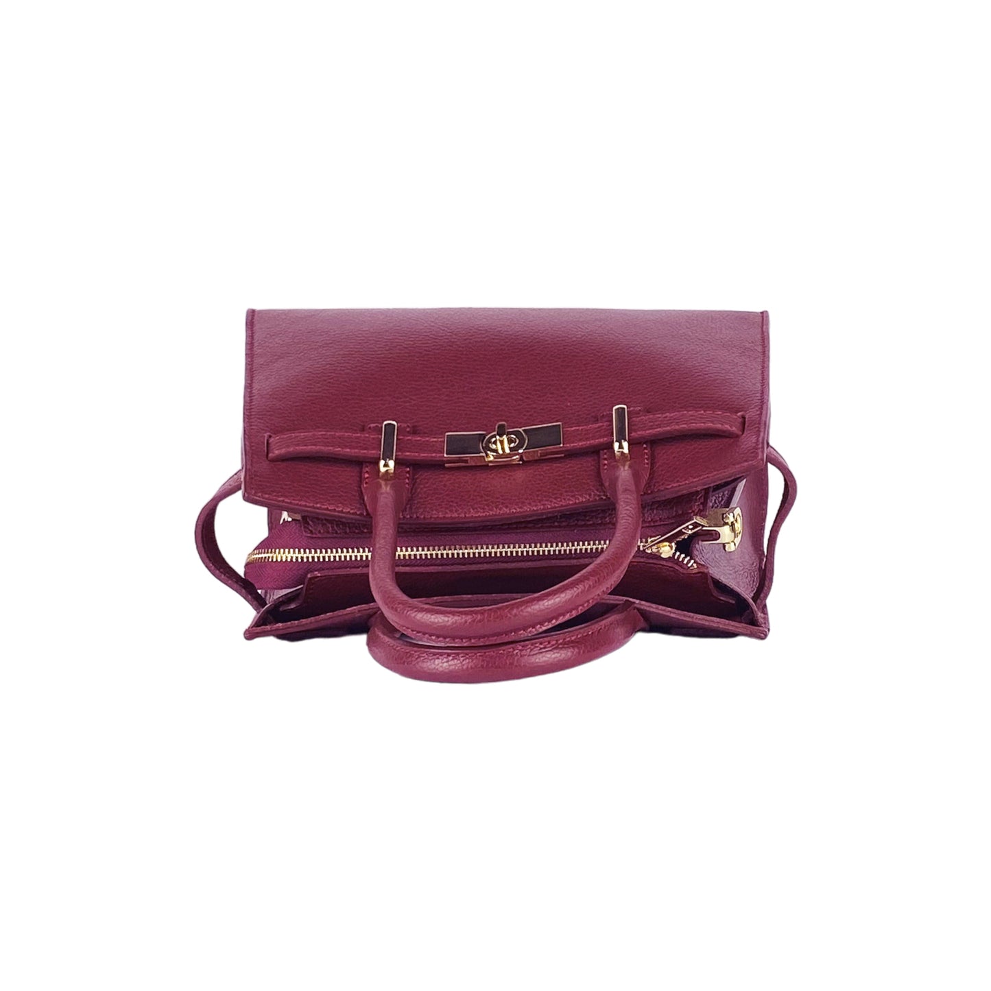RB1016X | Borsa Donna a Mano in Vera Pelle Made in Italy con tracolla (OT)