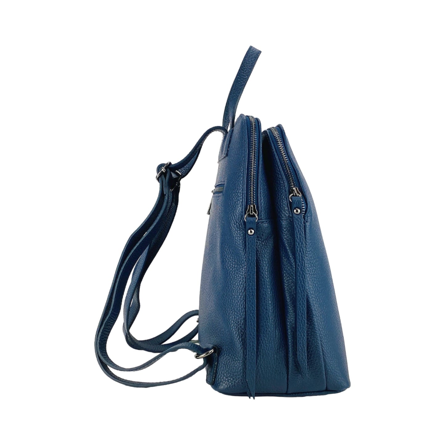 RB1018D | Zaino Donna Doppio scomparto in Vera Pelle Made in Italy con (OT)