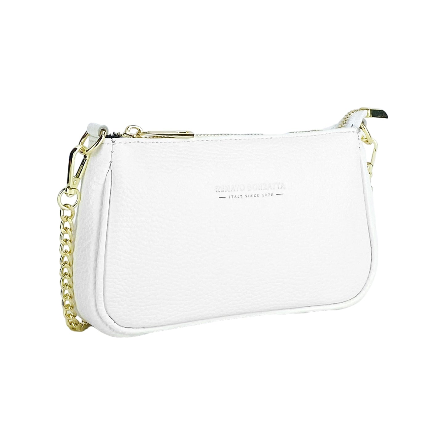 RB1022W | Borsa Piccola in Vera Pelle Made in Italy con Tracolla a (OT)