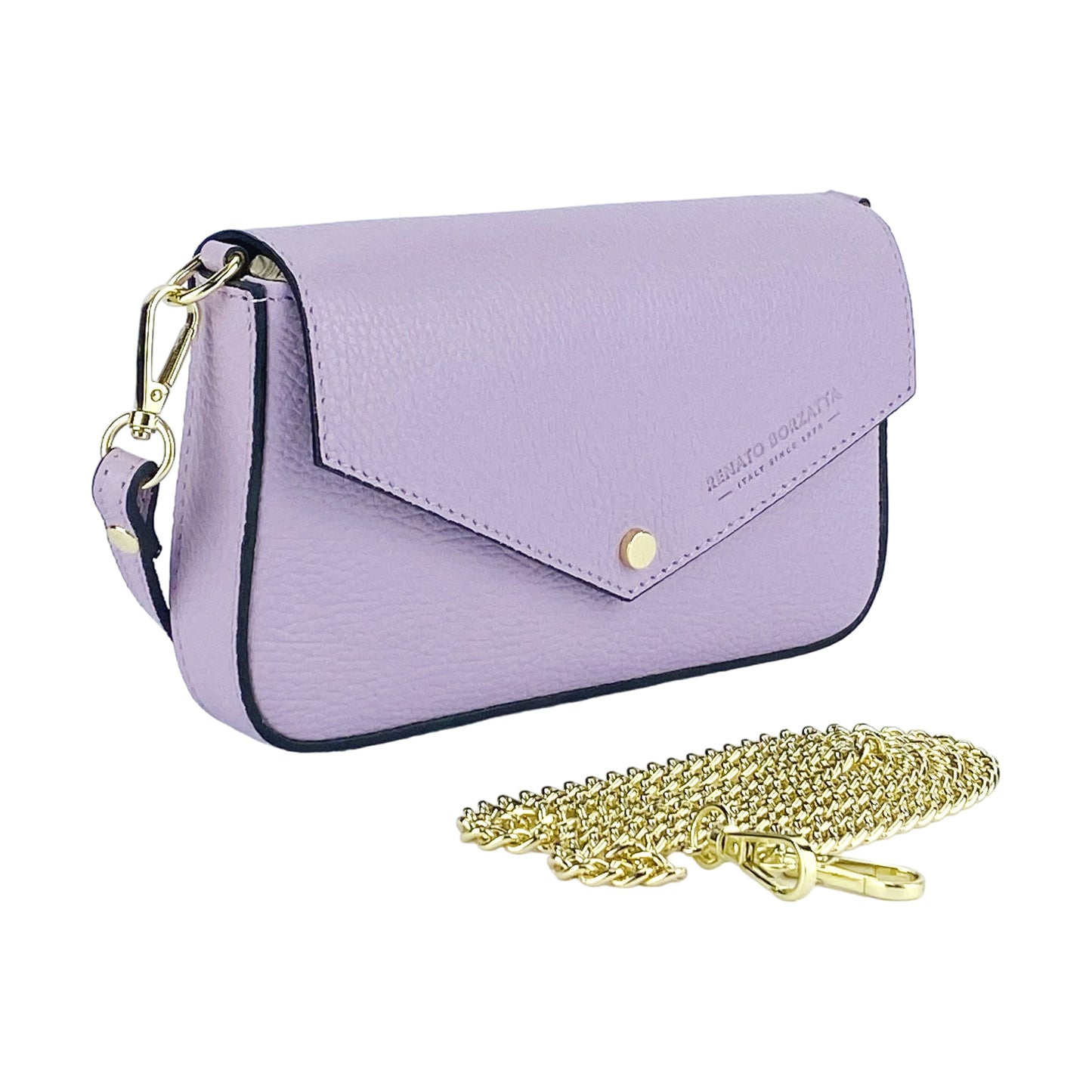 RB1023CI | Borsa piccola a Spalla con Tracolla a catena removibile in (OT)