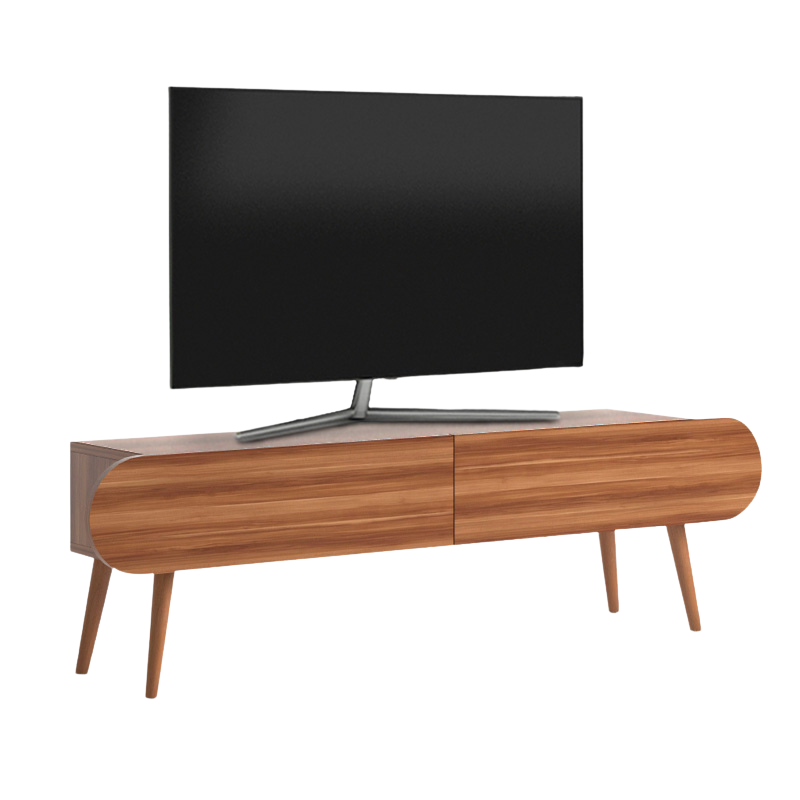 TV Stand SMILE Walnut 120x30x40cm (CB)