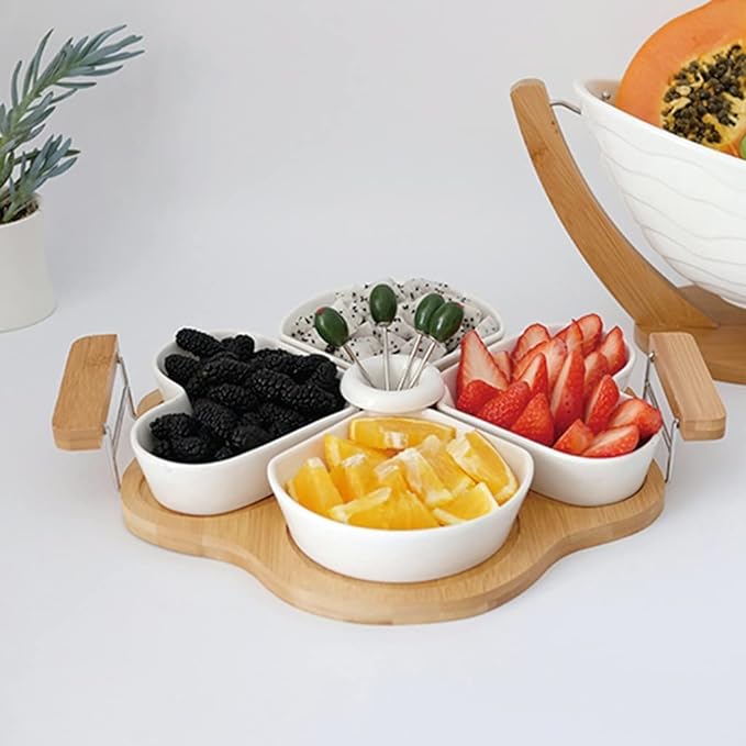 Ceramic Divided Serving Tray (MW)