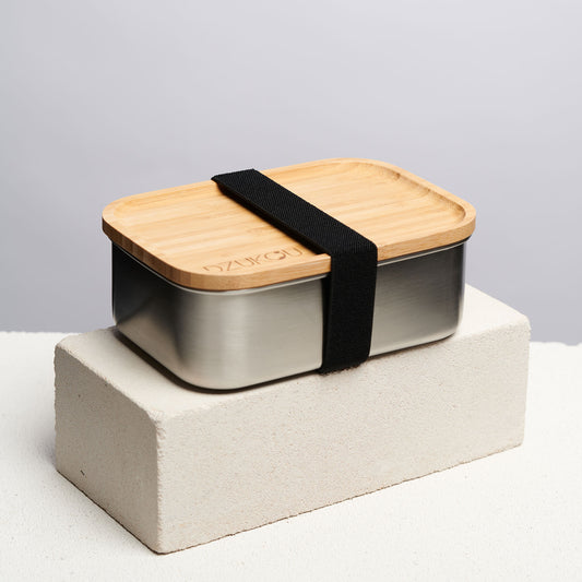 Jim Corbett - Bamboo and Stainless Steel Lunch Box 800 ml (FA)