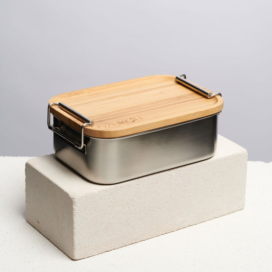 Jim Corbett - Bamboo and Stainless Steel Lunch Box 800 ml (FA)