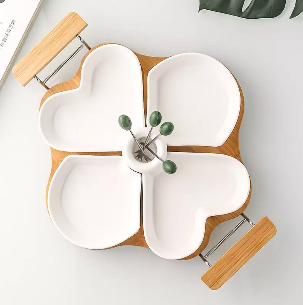 Ceramic Divided Serving Tray (MW)