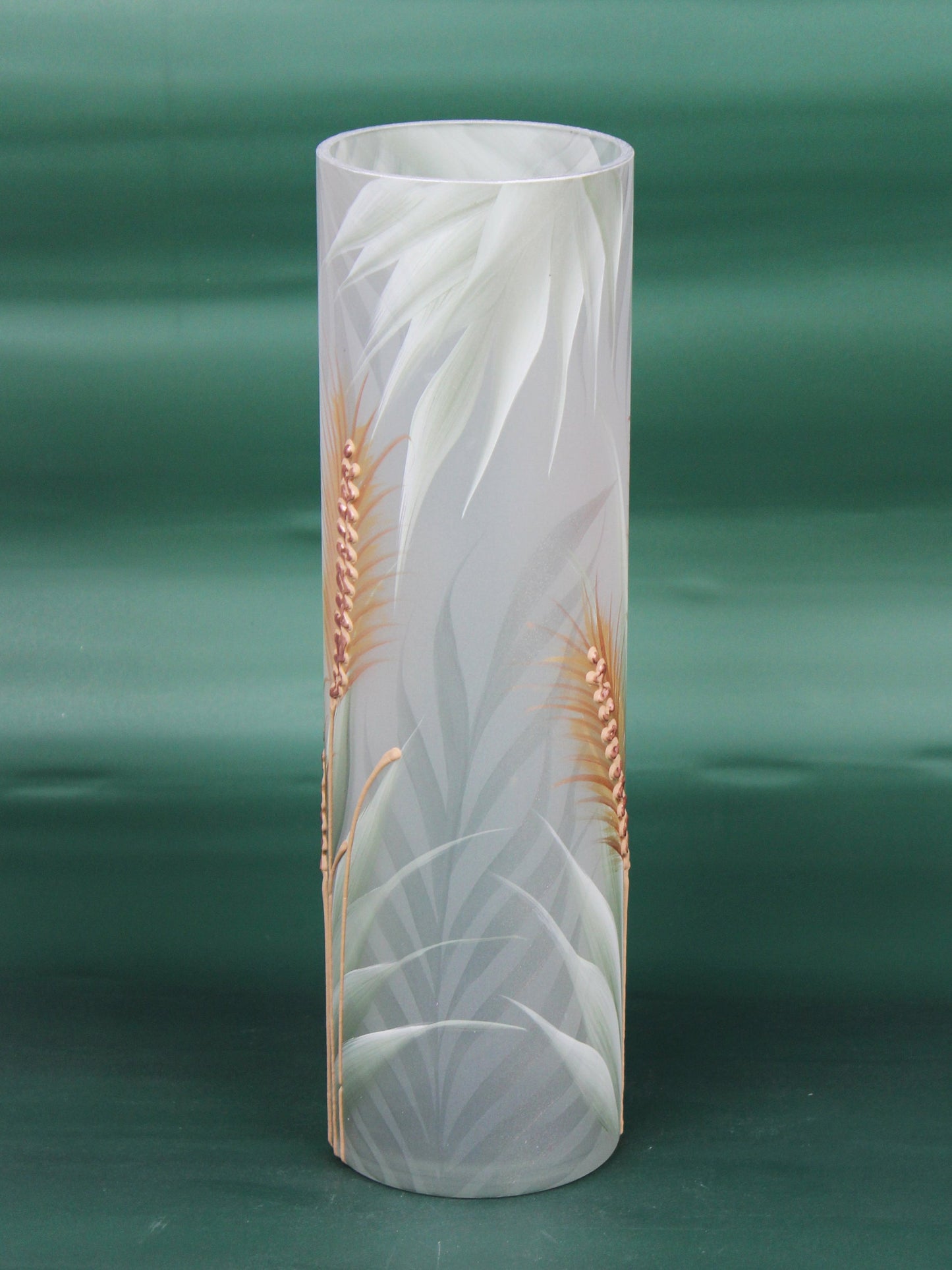 floor light green art decorative glass vase 7017/400/sh332 (CA)