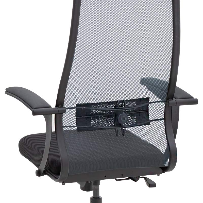 Office Chair JUSTIN Black/Grey 66,5x70x111,8/133cm (CB)