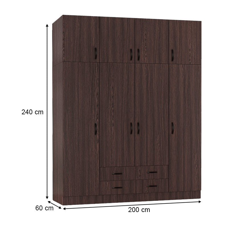 Wardrobe CAMILLE 4 doors Wenge (CB)