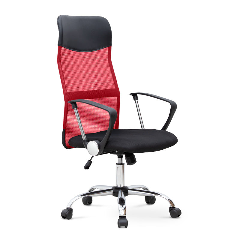Office Chair MICHA Red - Black 62x59x110/120cm (CB)