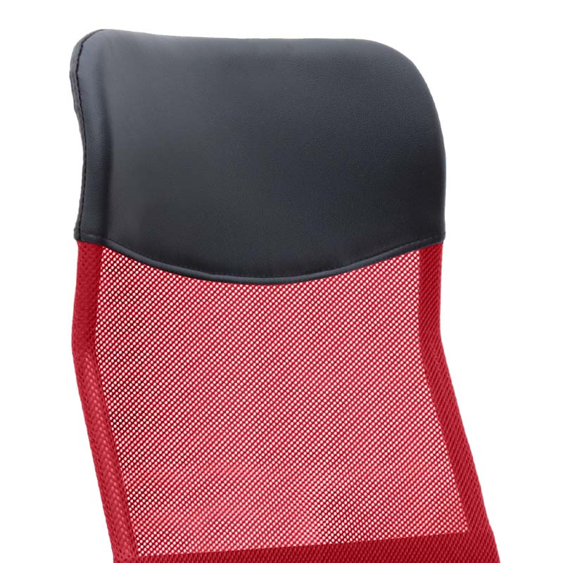 Office Chair MICHA Red - Black 62x59x110/120cm (CB)