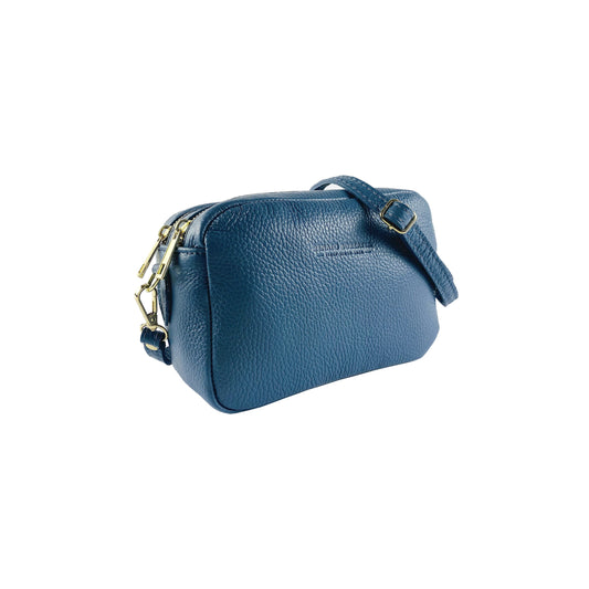 RB1008P | Tracollina Donna Doppia Lampo in Vera Pelle Made in Italy. (OT)