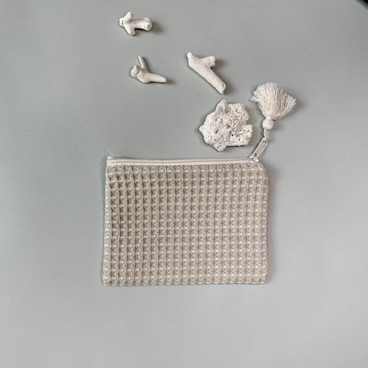 Handmade Small Bag Wafflepique | Camel (BH)