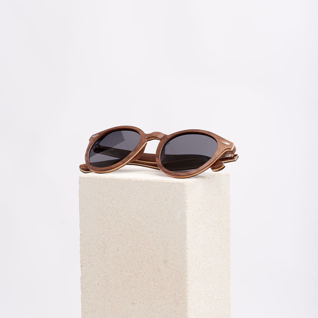 Dernier Cri Wooden Sunglasses (Incl. cork casing) (FA)