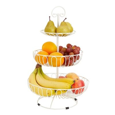 Fruits Rack 3 Tier-White (MW)