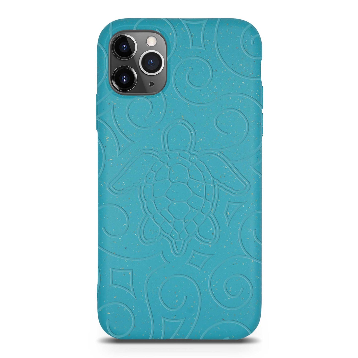 Ocean Turtle -  Biodegradable phone case - Ocean Blue and Black (TL)