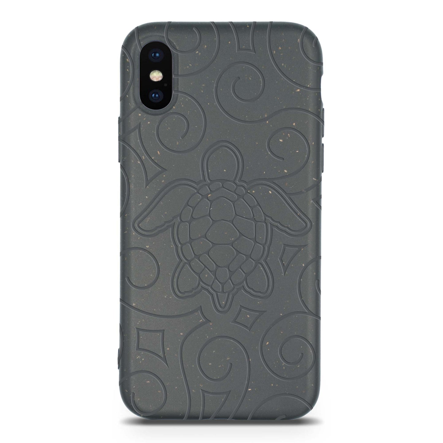 Ocean Turtle -  Biodegradable phone case - Ocean Blue and Black (TL)
