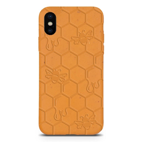 Honey Bee -  Biodegradable phone case - Yellow, Orange and Black (TL)